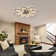 36.22'' 7- Blade Dimmable LED Reversible Flush Mount Ceiling Fan With Remote And App