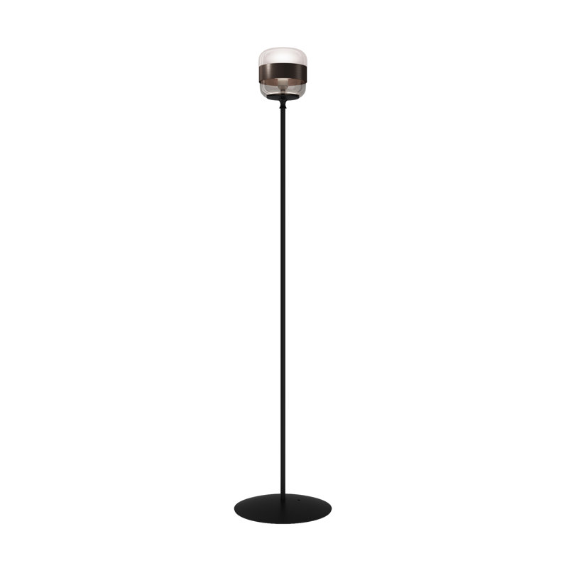 Futura Floor Lamp, Smoky Brown
