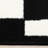 Florence Modern Art Deco White Black 5 x 7 Area Rug-457012670