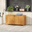 Boîte de rangement en bois 100 gallons Portside