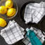 Cotton Plaid Jacquard Dish Cloth Kitchen Towel-179257324