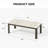 Nimbus 1-Piece Brown Aluminum Outdoor Coffee Table