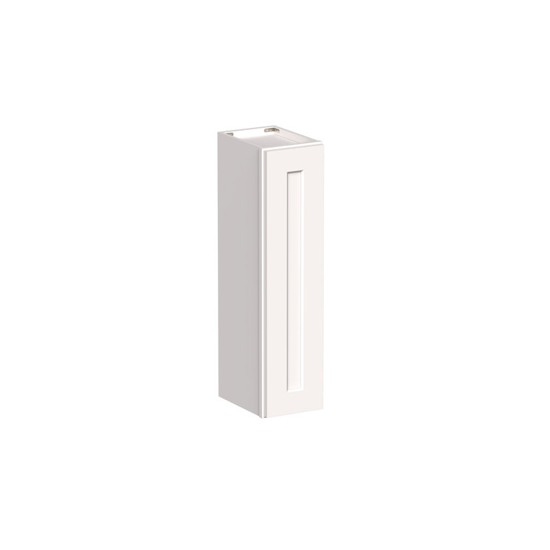 Armoire murale à porte simple de style Shaker de 36 po de haut DL 36 po x H 36 po x P 12 po DL Cabinetry (prête à assembler) - blanc