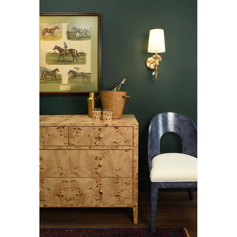 Rafferty Upholstered Dining Chair, Navy