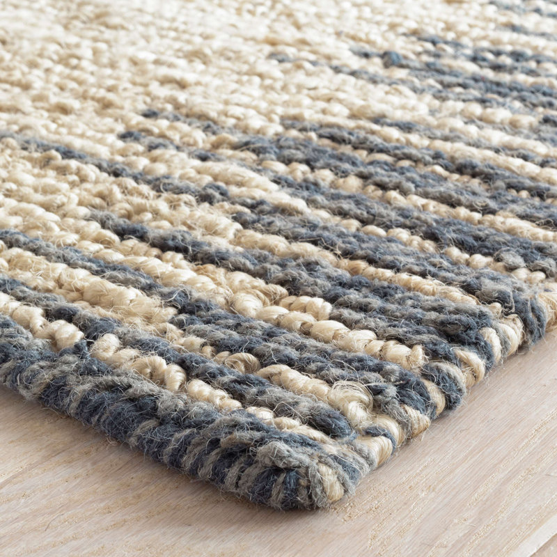 Moss Moonlight Handwoven Jute Rug, Rectangle 2' x 3'