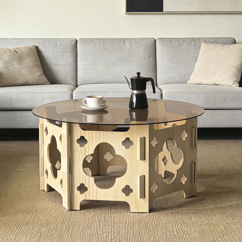 Table basse ronde