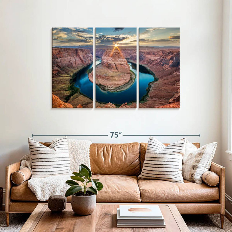 Alvord Horseshoe Colorado River, H 36 po x l 57 po