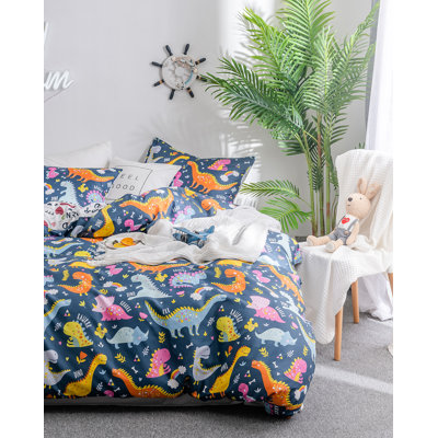 Ensemble de housse de couette réversible dinosaurs Doran