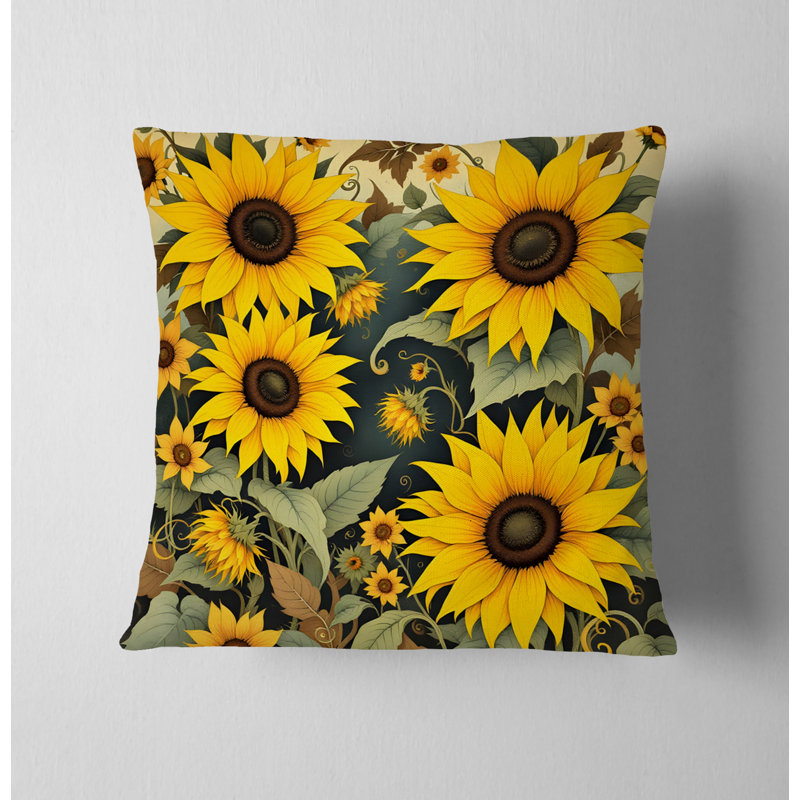 Coussin décoratif, Housse de coussin seulement - sans coussin, H 16 po x l 16 po