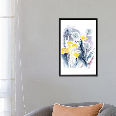 « pissenlits » par lesia binkin, impression sur toile