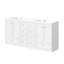 Meuble-lavabo autoportant de 72 po avec lavabo en céramique, tiroirs et portes à fermeture en douceur, design minimaliste moderne, grand espace de rangement