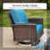 Nadilee Premium All-Weather Wicker 7 - Person Patio Conversation Sets with Cushions