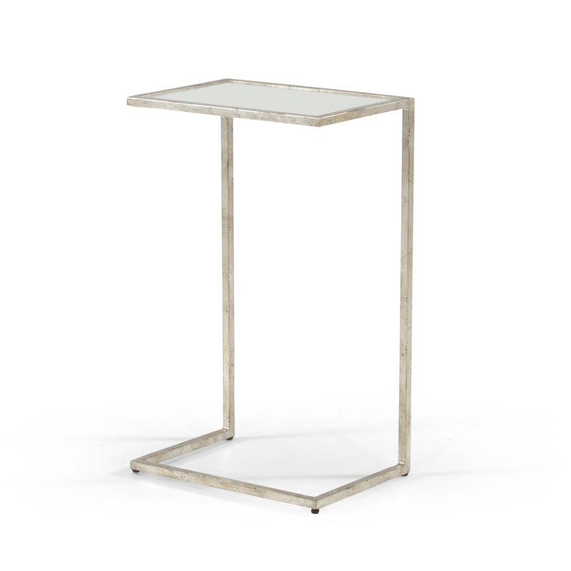 Matteson End Table, Silver