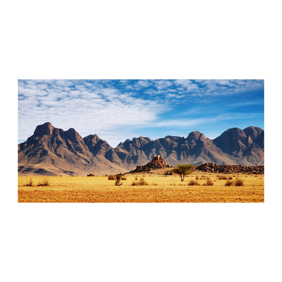 Felsen in Namibia - Kunstdrucke auf Segeltuch