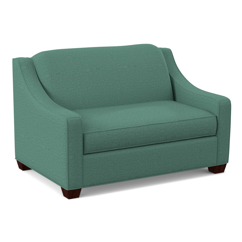 Fauteuil-lit Phillips 55 ", Acajou empire, Lagon antique