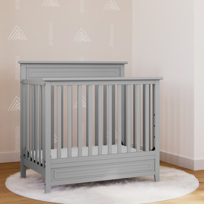 Petal 4-in-1 Mini Convertible Crib with Mattress