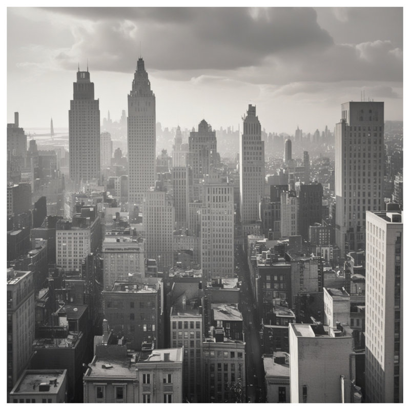 Édredon New York City Skyline, Grand lit