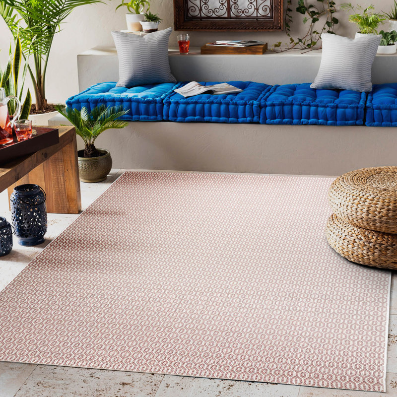 Tsaile Solid Colour Indoor / Outdoor Area Rug, Rectangle 80 x 150cm
