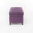 Purple Fabric Storage Seat - 49.14D X 20.28W 18.30H Birch Legs Living Room Convenience Fabric, Organization Tool-1830233494