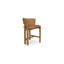 Tabouret de comptoir Julia en cuir brun