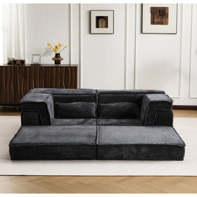 Forand Upholstered Fabric Sectional