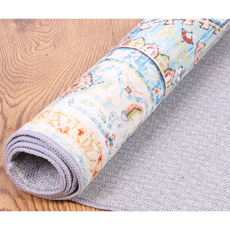 Chardip Floral Area Rug, Rectangle 200 x 290cm