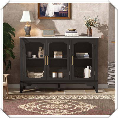 Armoire de rangement à 3 portes, salon, salle à manger, fonctionnalité, style, polyvalence, pratique