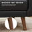 36.61" Wide Tufted Upholstered Faux Leather Accent Armchair (Set of 4 )-119023754