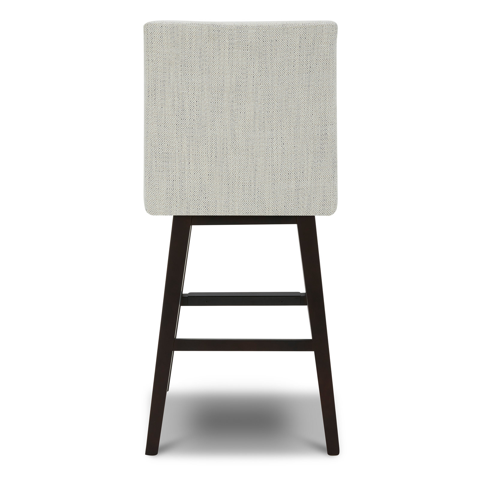 Zahara " Bar Stool, Prestige Ivory Basketweave/Brown, Bar Stool (30” Seat Height)