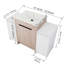 Freestanding Bathroom Vanity With Ceramic Sink And 2-Storage Cabinets, Soft Closing Door-506113731-506113729