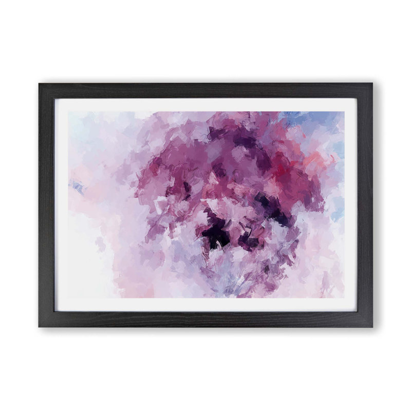 Floral Dreams - Framed Print, Black, 62cm H x 87cm W x 2cm D
