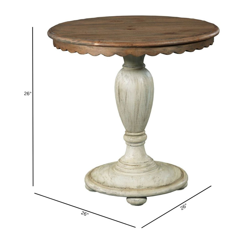 Kempston Solid Wood Top End Table with Storage
