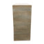 Console sculptée 32,3 x 14,2 x 29,9 po arquée avec faux travertin beige