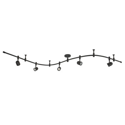 Rail d'éclairage à DEL 5 lumières Flex Rail