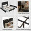 Base de lit double, tête de lit ergonomique, plateforme, prises, chargeur, tablette de rangement-790401834