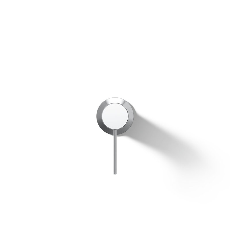 Components Wall-Mount Bathroom Sink Faucet Handle, Polished Chrome