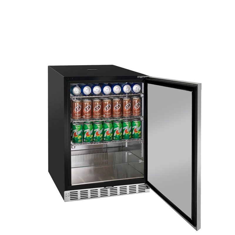 4.87 cu. ft. Single Tap Left Hinge ADA Compliant Kegerator with Kit, Right