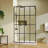 Mordern 46" x 72" Fixed Shower Panel with Aluminum Frame and Tempered Glass