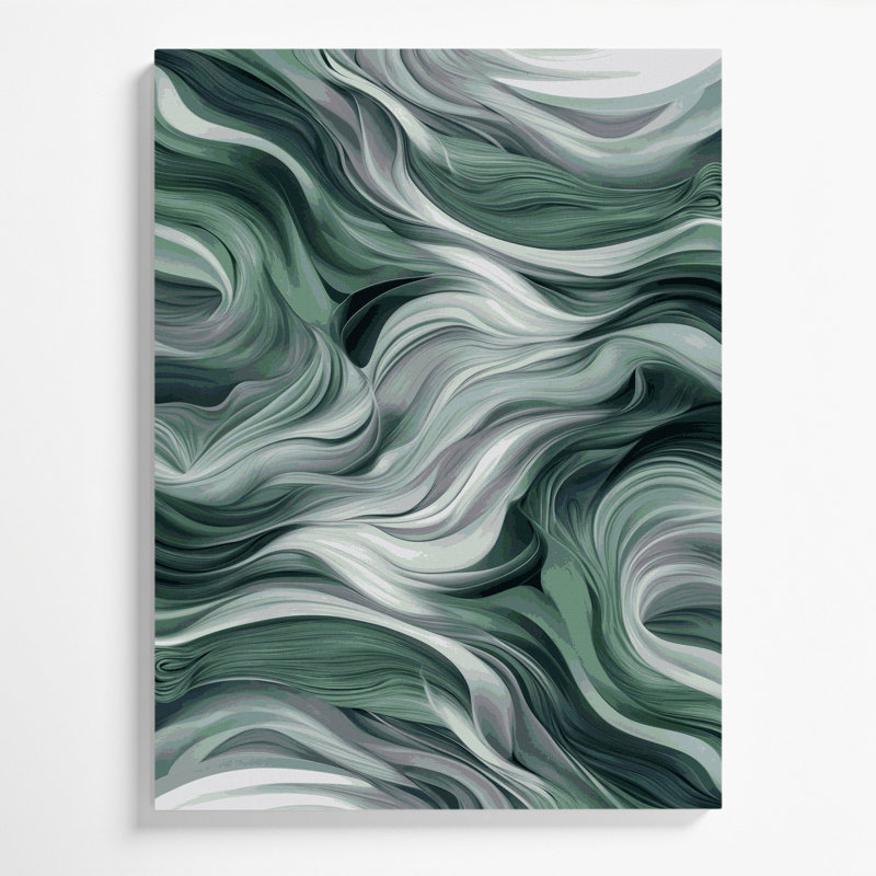 Art numérique sur toile 28 Abstraction numérique, H 11 po x l 14 po