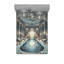 Ensemble de draps en microfibre Panorama of a Pool Hall-96237764