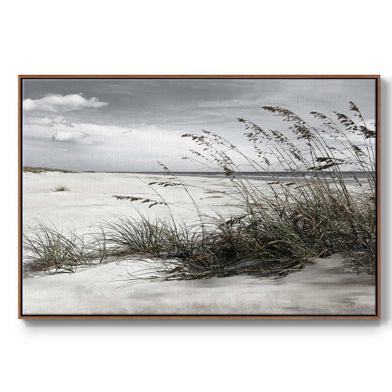 «Neutral Sea Oats», reproduction sur toile flottante, Or, H 25 po x l 37 po x P 2 po