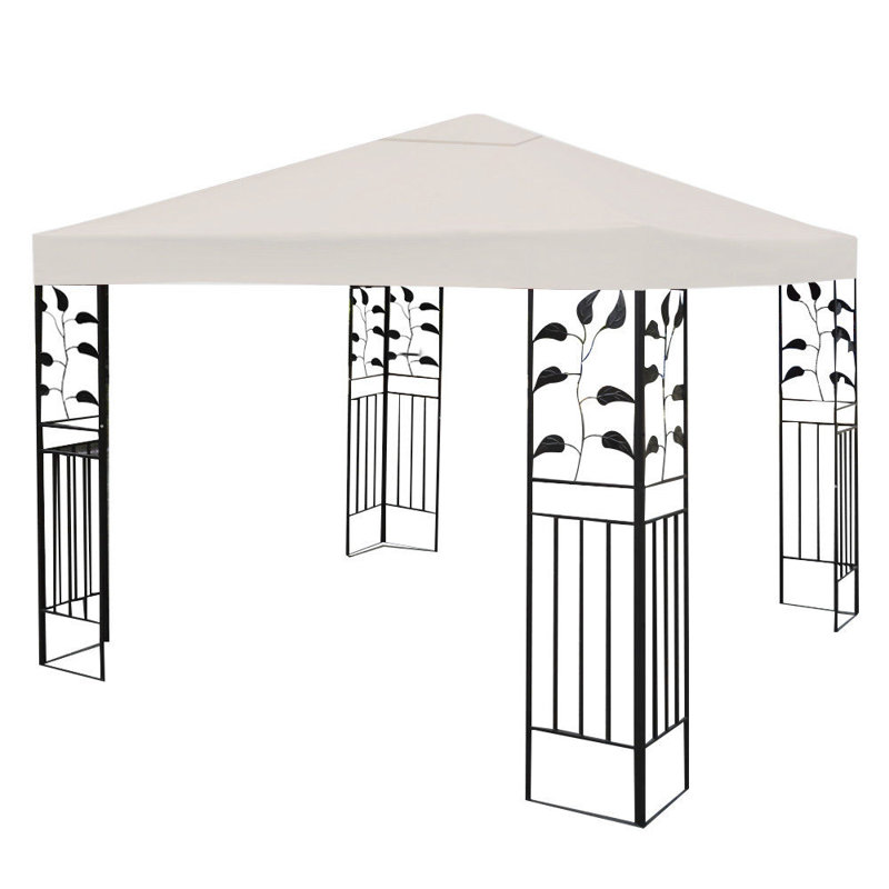 Veroniza Marlow Home Co. Beige Fabric Replacement Canopy for Gazebo