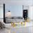 Double-Layer Clear Tempered Glass Table Top Set Of 2-743002738