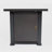 Aalana Square Steel Propane Smokeless Fire Pit Table with Lid