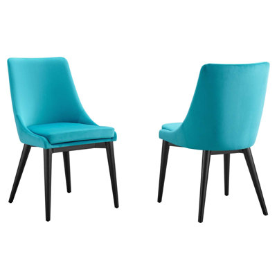 Viscount Accent Performance Velvet Dining Chairs by Modway