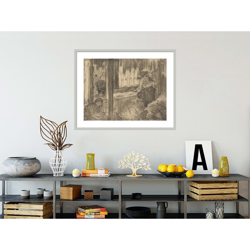 The Laundresses (Les blanchisseuses) par Edgar Degas, impression numérique sur toile, H 32,94 po x l 41,5 po
