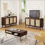 Buffet moderne avec porte en rotin, rangement spacieux pour la cuisine et le vestibule, solution de mobilier durable et élégante-1293000143