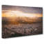 The Paris Skyline in France in Abstract - Wrapped Canvas-55302444