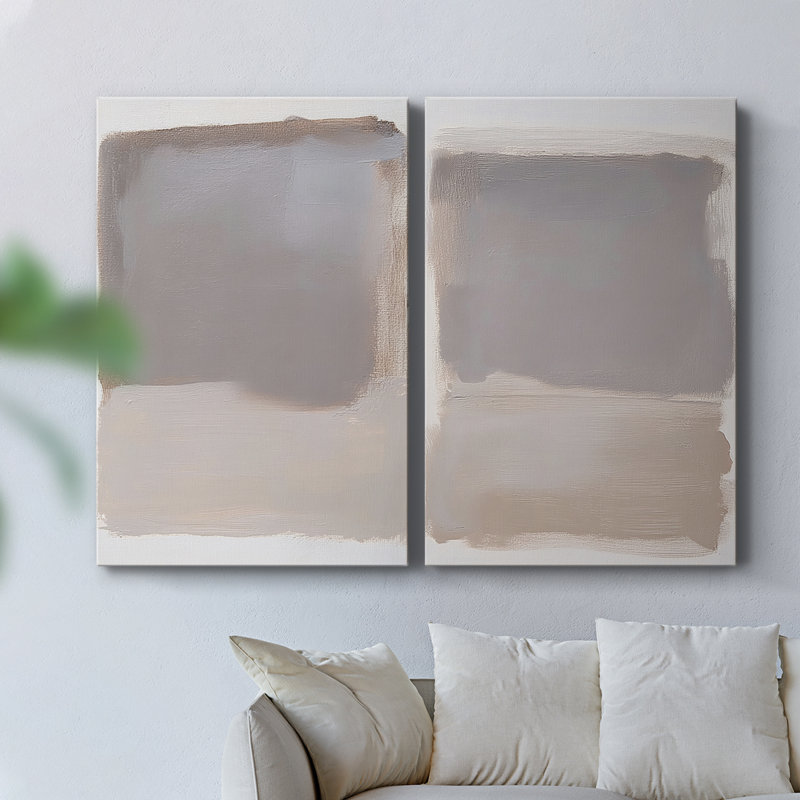 ABSTRACT Series DCCXV - Toile tendue avec châssis de qualité supérieure - Prêt à être accroché, H 18 po x l 24 po