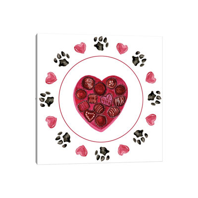 " Puppy Valentine Collection C " by Melissa Wang Painting Print